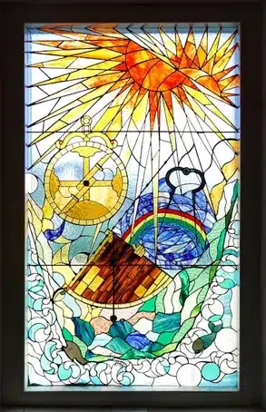 El Simbolismo del Mar de Cristal con Fuego