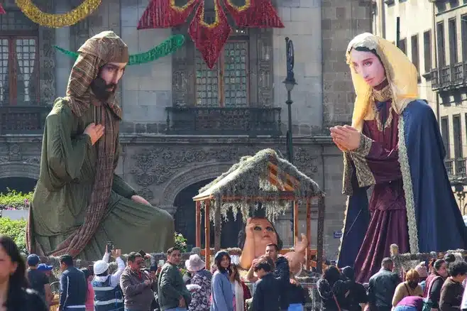 La llegada de José y María a Belén