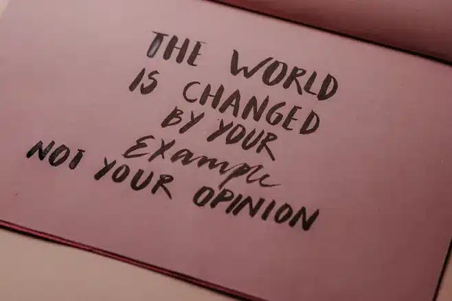 Ser Ejemplos Positivos