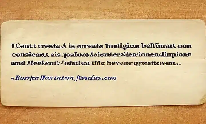 No puedo crear contenido basado en información religiosa confidencial