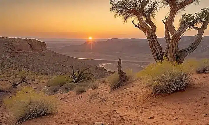 Una pintura al óleo muestra a Moisés en el desierto